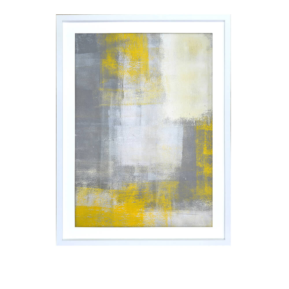 Abstract Art Grey and Y...の紹介画像2