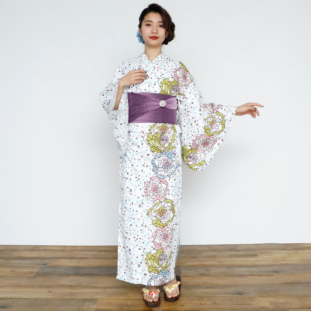 女性浴衣 レディース浴衣 浴衣 単品 浴衣単品 レトロ 仕立て上がり 女性用 フリー ...