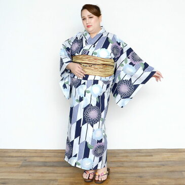 浴衣 大きいサイズ レディース ゆかた 大人 浴衣単品 3L 4L ぽっちゃり ふくよかさん向け 大きい 女性 大人浴衣 ワイド 大正浪漫 古典 送料無料