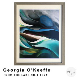 Georgia　O’Keeffe（ジョージア　オキーフ）　FROM　THE　LAKE　NO．1　1924　アートポスター