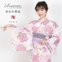 浴衣 レディース 女性浴衣 単品 浴衣単品 仕立て上がり 浴衣レディース 女性用 桜 花柄 レッド 赤 ピンク 白 可愛い