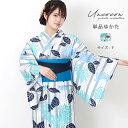 【お買い物マラソン★ポイント5倍】 浴衣 レディース 単品 浴衣 レディース あじさい柄浴衣 夏祭りコーデ 仕立て上がり浴衣 綿100% 涼しい浴衣 初心者向け浴衣 花火大会 浴衣単品 涼感素材 和装アイテム 簡単着付け 浴衣通販 ナチュラル シンプル