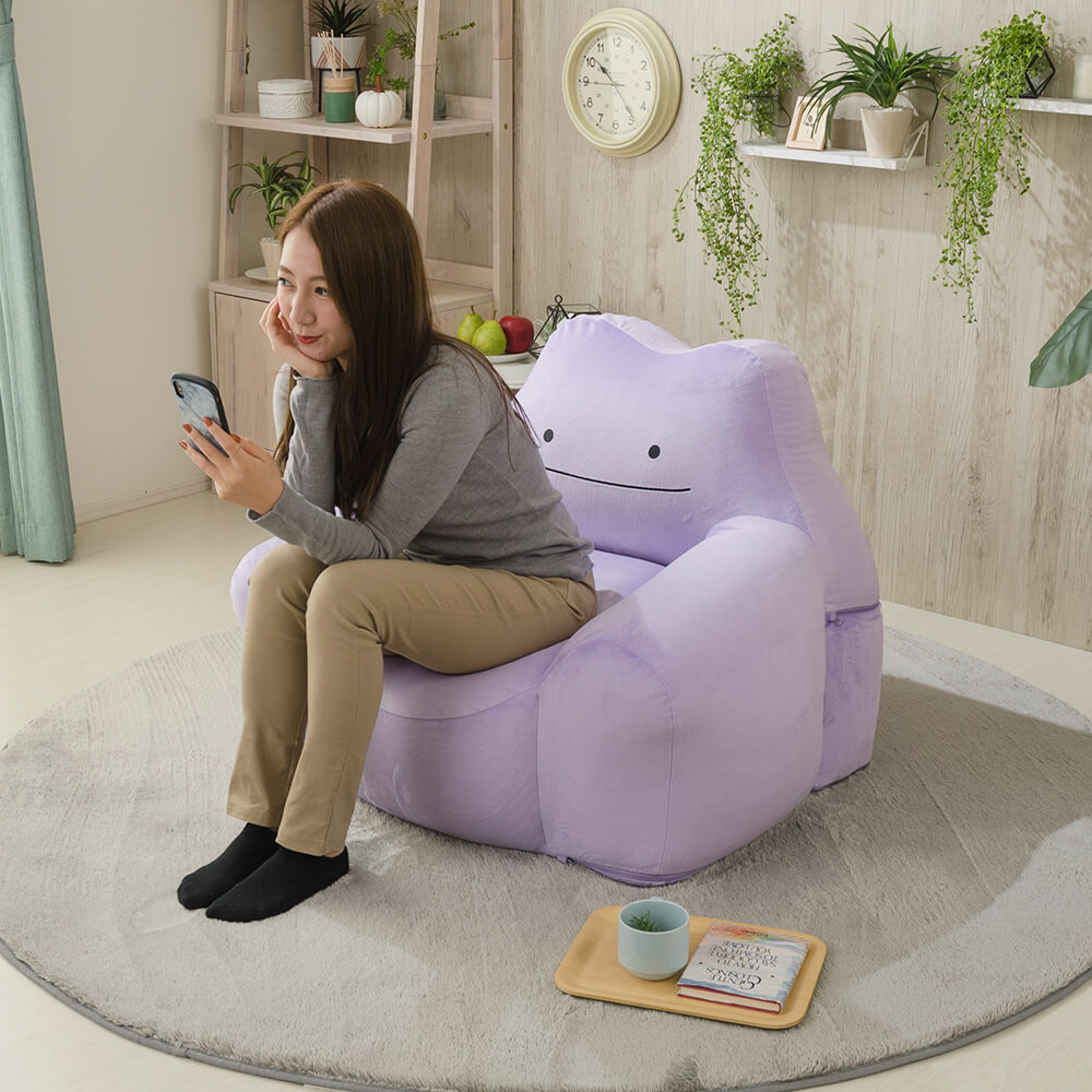 ポケモン メタモンビーズソファ ポケモン メタモン ビーズソファ スゴビーズ 洗えるカバーソファ インテリア雑貨 キャラクター家具 リビング用ソファ 子供部屋インテリア かわいいソファ ゲームチェア 一人暮らし家 [2]
