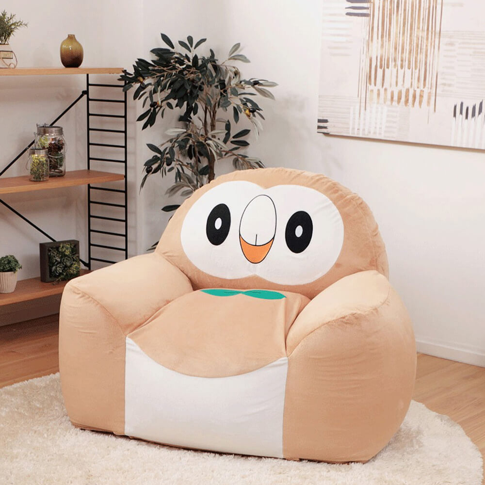 ポケモン モクロービーズソファ モクローソファ ポケモン家具 ビーズクッションソ...