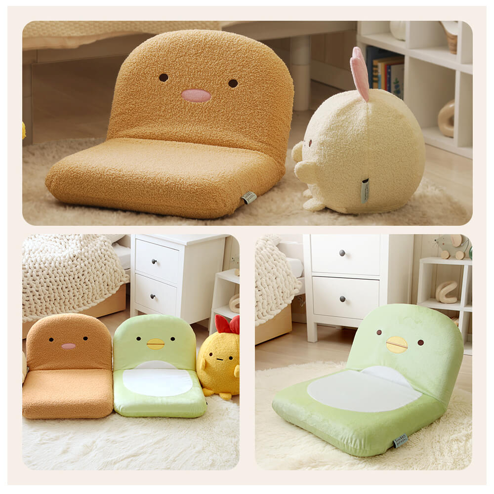 すみっコぐらしコンパクト座椅子 すみっコぐらし座椅子 キャラクター家具 コンパクト座椅子 日本製座椅子 子供部屋インテリア かわいいインテリア雑貨 ワンルーム家具 癒しグッズ リビングチェア 省スペース座椅子 軽量座椅子 おしゃれ家具 キャラクター雑貨 リクライニング