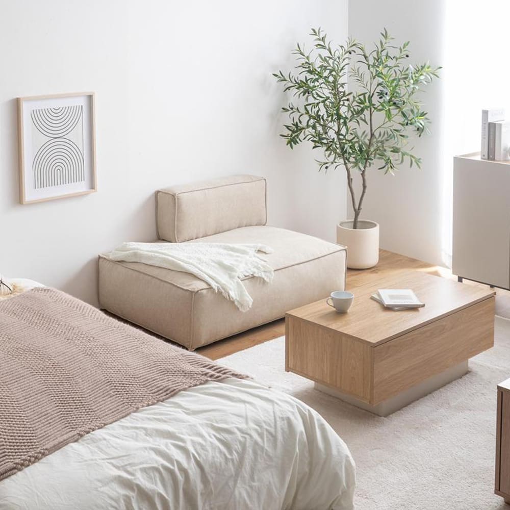 Rosa（ローザ） ローソファー　1.5人掛けタイプ ローソファ 低いソファ ワイドソファ フロアソファ ソファベッド風 リビング家具 一人暮らしソファ ワンルーム家具 北欧インテリア シンプル家具 ナチュラルインテリア おしゃれソファ くつろぎ家具 モダンインテリア ナチュラ