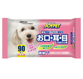 JOYPET　ペット用ウェットティシュ　お口・耳・目のまわり用　90枚入