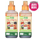 【送料無料】万田アミノアルファ　1000ml×2本セット【取扱い説明書・計量目盛付き】