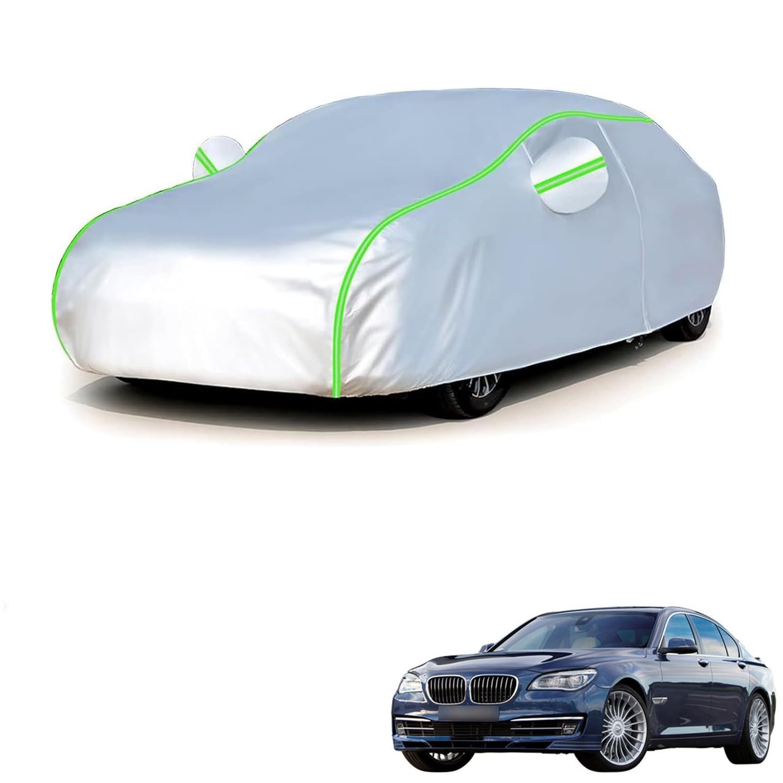 アルピナ B7 F01/F02 2009年4月〜2016年1月 専用 全天候対応自動車カバー 紫外線防止 雨対策 防風 防水 傷防止 反射ストリップ 収納袋 保護カバー
