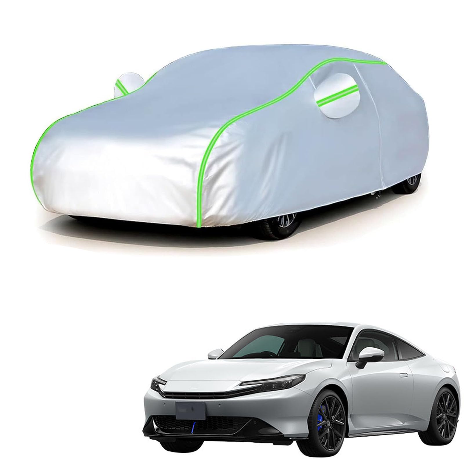 ホンダ プレリュード 2025年9月〜現行 専用 全天候対応自動車カバー 紫外線防止 雨対策 防風 防水 傷防止 反射ストリップ 収納袋 保護カバー