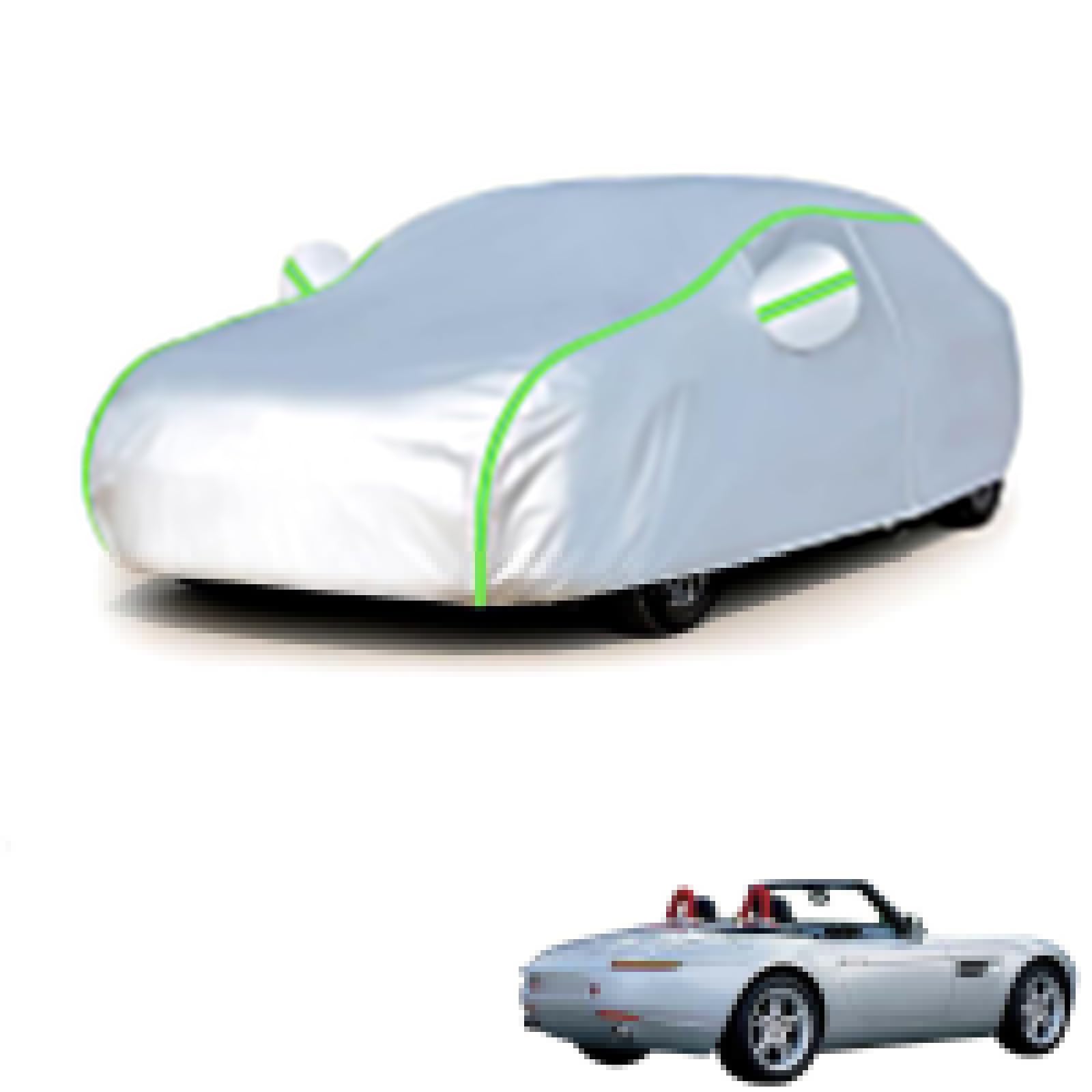 BMW Z8 E52 1999年10月〜2003年6月 専用 全天候対応自動車カバー 紫外線防止 雨対策 防風 防水 傷防止 反射ストリップ 収納袋 保護カバー
