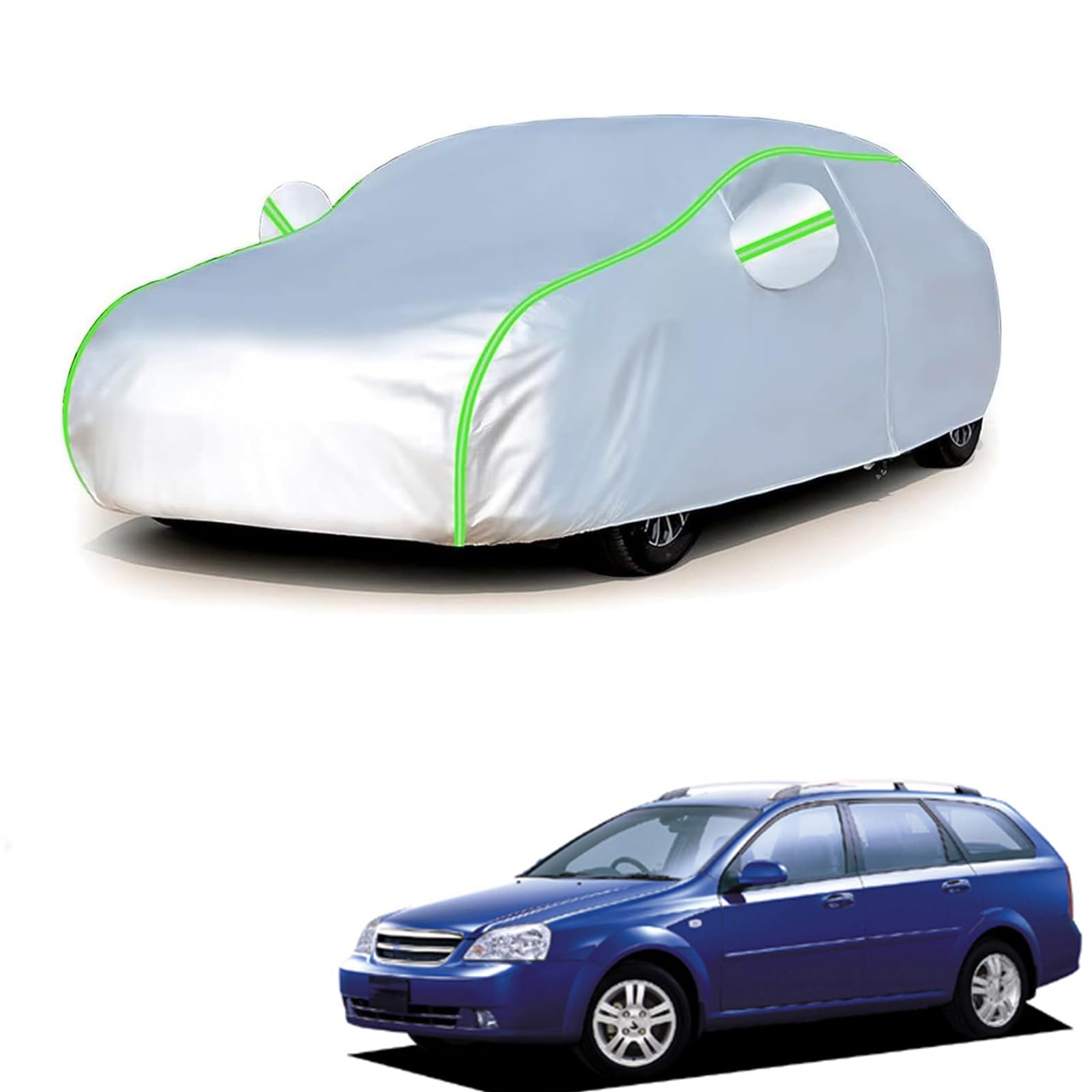 シボレー シボレー オプトラ 2005年1月〜2006年3月 専用 全天候対応自動車カバー 紫外線防止 雨対策 防風 防水 傷防止 反射ストリップ 収納袋 保護カバー