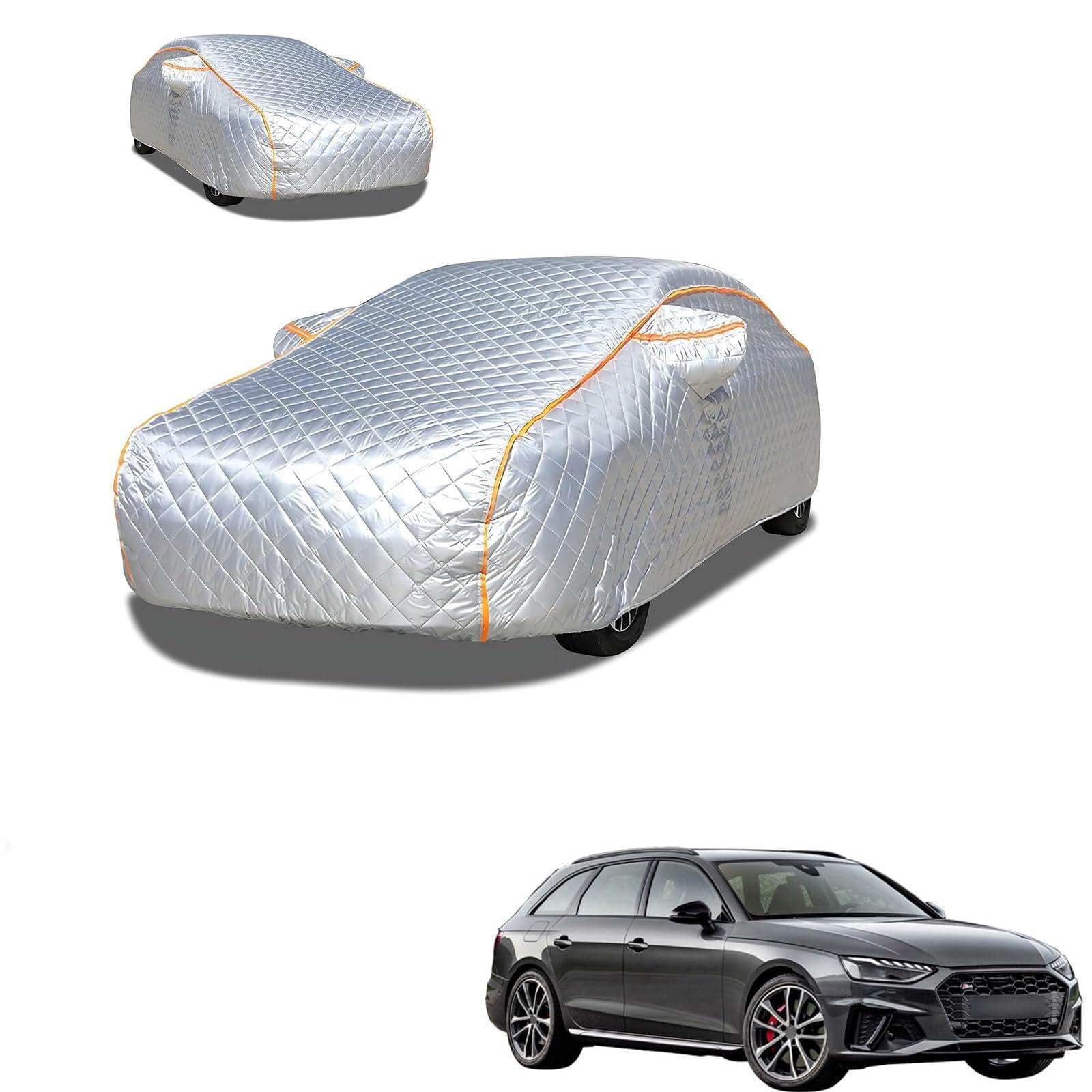アウディ S4アバント 8W 2016年10月?現行 専用 極厚5層構造 車カバー 雹対策 ボディカバー 裏起毛 防水 撥水 防雪 紫外線対策 自動車カバー 凍結防止 黄砂 PM2.5 対策 四季対応 屋外 屋内 傷防止 丈夫 収納袋付き