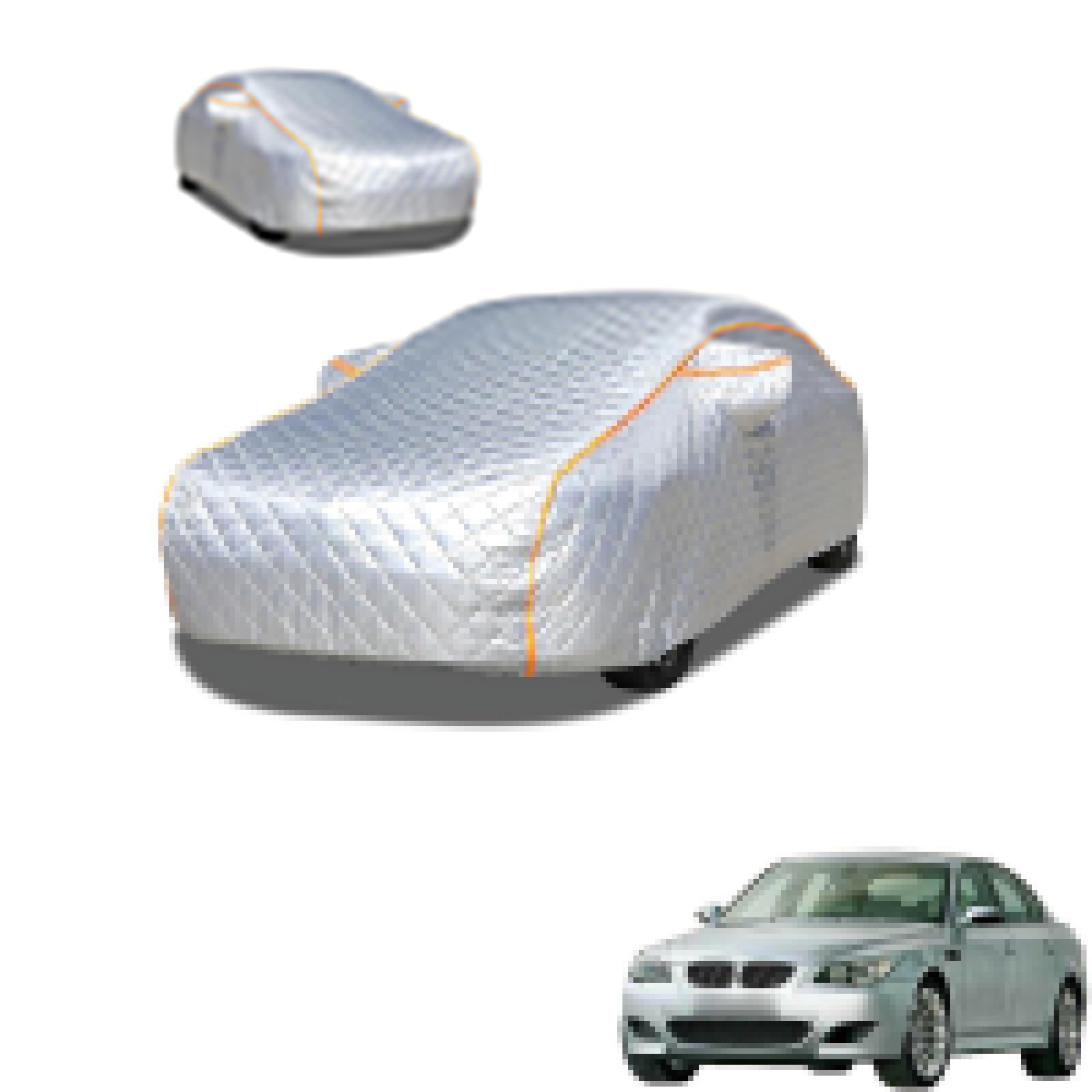 BMW M5 E60 2004年11月〜2010年3月 専用 極厚5層構造 車カバー 雹対策 ボディカバー 裏起毛 防水 撥水 防雪 紫外線対策 自動車カバー 凍結防止 黄砂 PM2.5 対策 四季対応 屋外 屋内 傷防止 丈夫 収納袋付き