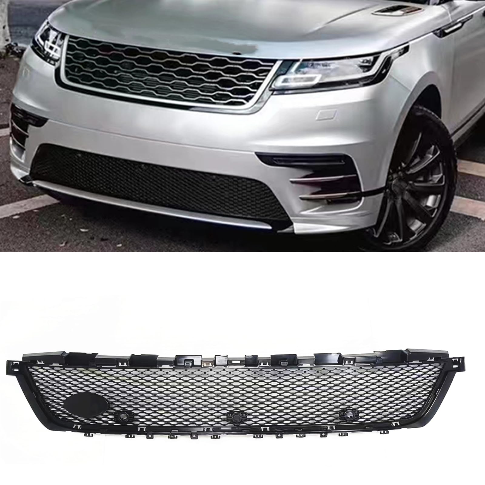ランドローバー レンジローバー Velar L560 2017-2024用フロントバンパー下部グリルカバー