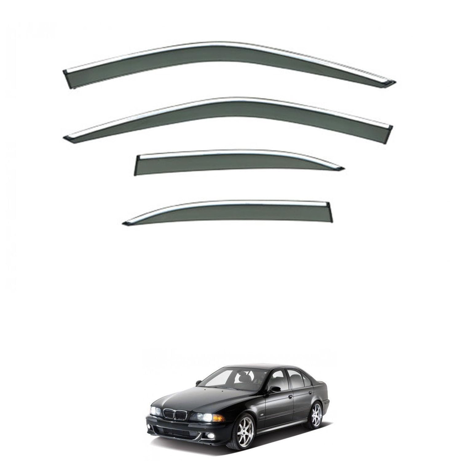 【専用設計モデル】に適用 BMW 5シリーズ セダン E39 1996-2003 専用【耐候性に優れたマテリアル】傷がつきにくく、対候性にも優れたPC素材で成型されています。柔軟性が高いため、物理的な衝撃を受けても割れにくく、長きにわたって美しい外観を維持します。【雨の日の不快感をゼロに】窓を開けても雨の侵入をしっかりブロック。車内の空気がこもりがちな雨天時でも、効率よく換気が行えるため、同乗者にも快適な移動時間を提供します。【スタイリッシュな外観】車体デザインに自然に溶け込む洗練されたフォルム。実用的な雨除け?日除けとしてだけでなく、愛車のサイドビューをより引き締めるカスタムアクセサリーとしても最適です。【無加工?スピーディー装着】車体へのダメージがない両面テープ貼り付けタイプ。面倒な工具や専門的な技術は一切不要で、フィッティングを確認して貼り合わせるだけで作業が完了します。ドアバイザー 車用レインガード 厳選アクリル製 優れた防雨性 風切り音軽減 カスタムカーパーツ サイドバイザーセット 日よけ対策 通年使用 車外装備品 傷防止 簡単装着 視界を遮らない 結露除去 雨天走行