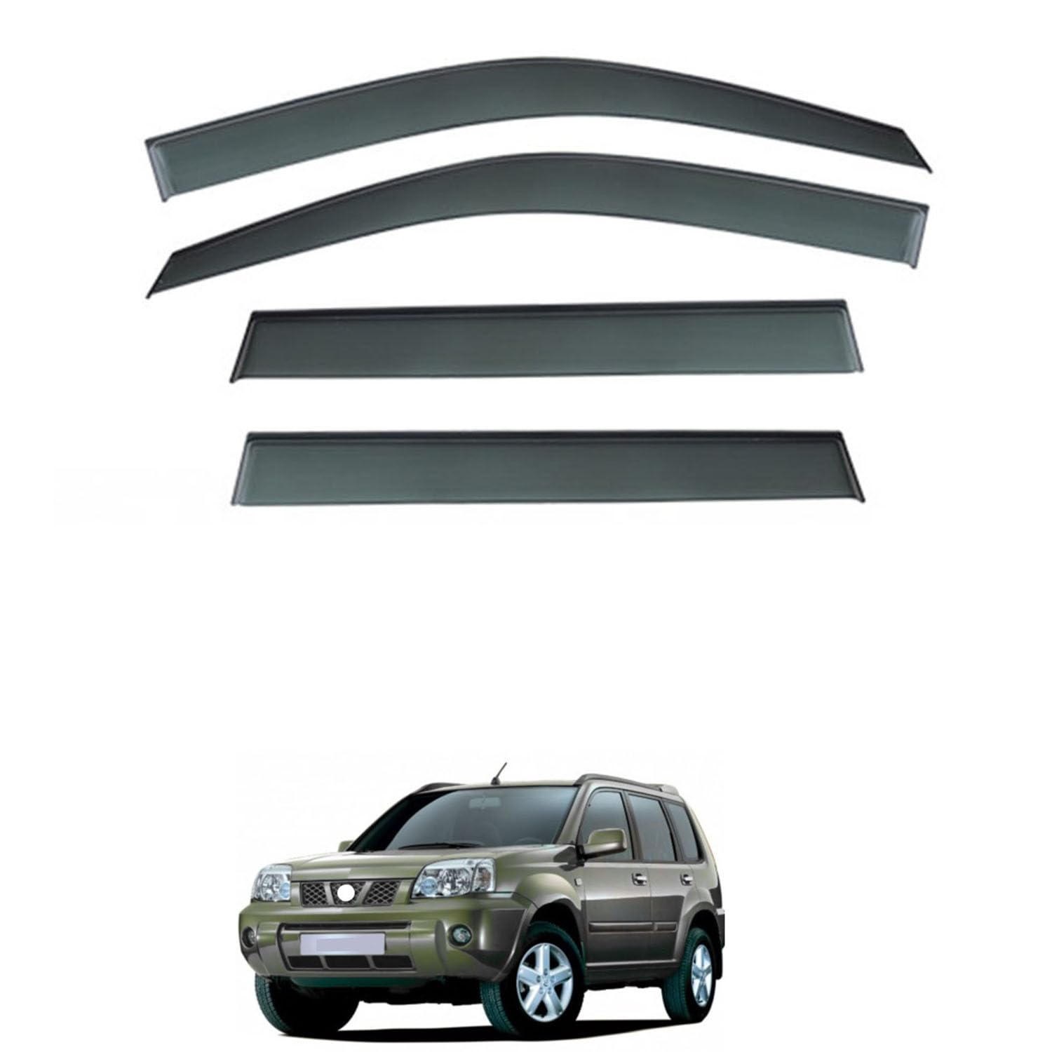 に適用 日産 エクストレイル T30 2000-2006 専用 ドアバイザー 車用レインガード ...
