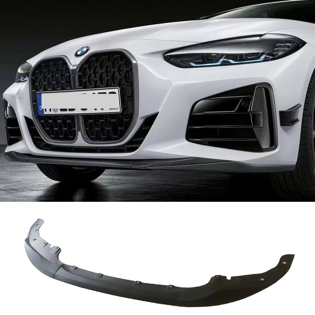 G22 フロントスポイラー 2021年-2025年 BMW 4シリーズ G22 G23 M スポーツ セダン 420i 420d xDrive グランクーペ 420i カブリオレ 車種専用 フロントリップ リップスポイラー ABS製 塗装済み 艶消し黒 エアロパーツ ガーニッシュ カーアクセサリー