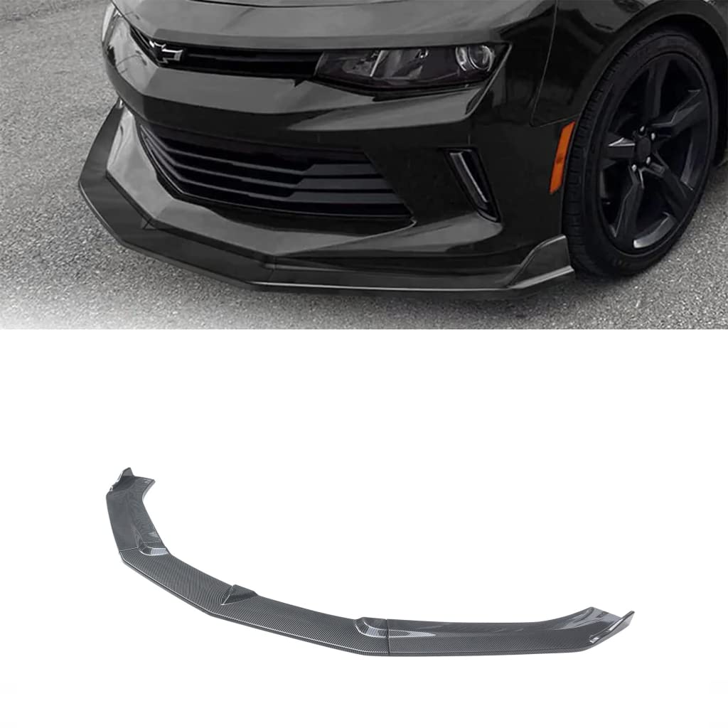 Rakuten - フロントスポイラー2016-2024 カマロ SS/2019-2024 LT LS RS フロントリップ リップスポイラー ABS製 塗装済み カーボン調 3pcs