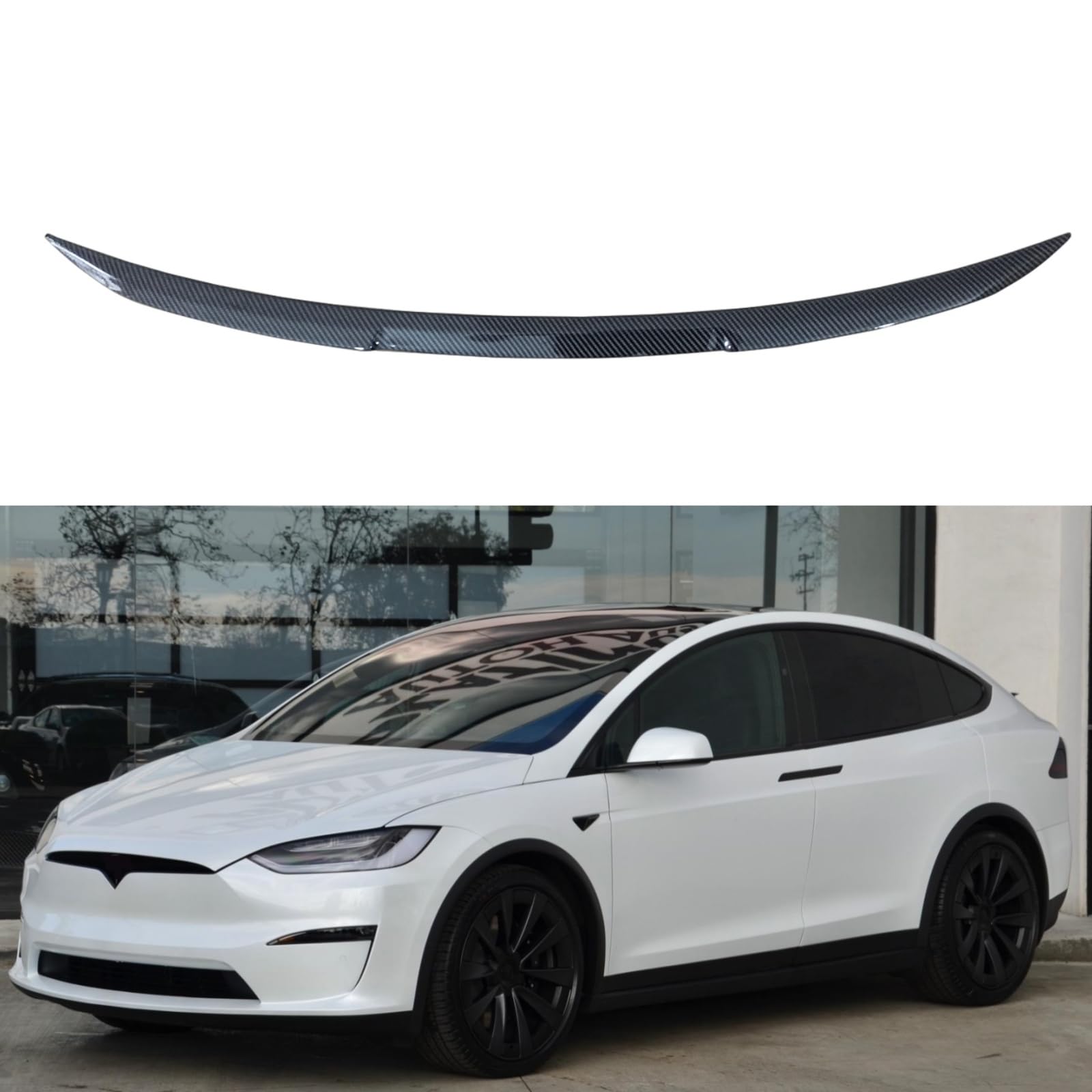 リアウィング スポイラー テスラ MODEL X 2016-2023 車種専用 リアスポイラー 塗装済み ABS製 外装パーツ エアロパーツ カーボン調