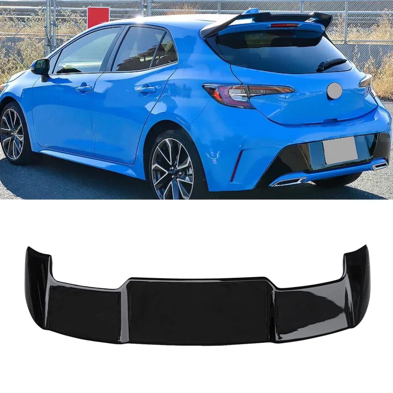 新型 トヨタ カローラ リアスポイラー 2019-2025 カローラ スポーツ ハッチバック 車種専用 リアウイング トランクスポイラー リアアンダースポイラー 艶あり黒 ABS製 塗装済み