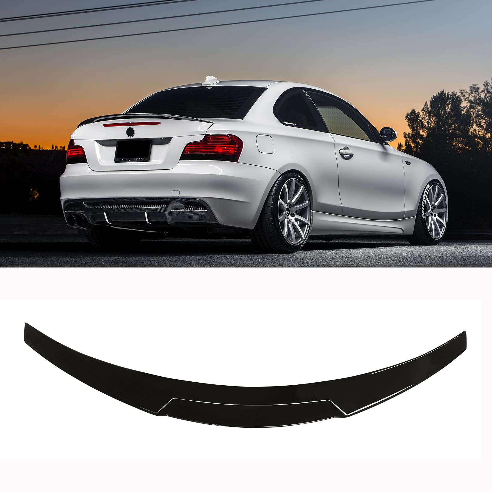 楽天市場】e82 リアウイングの通販