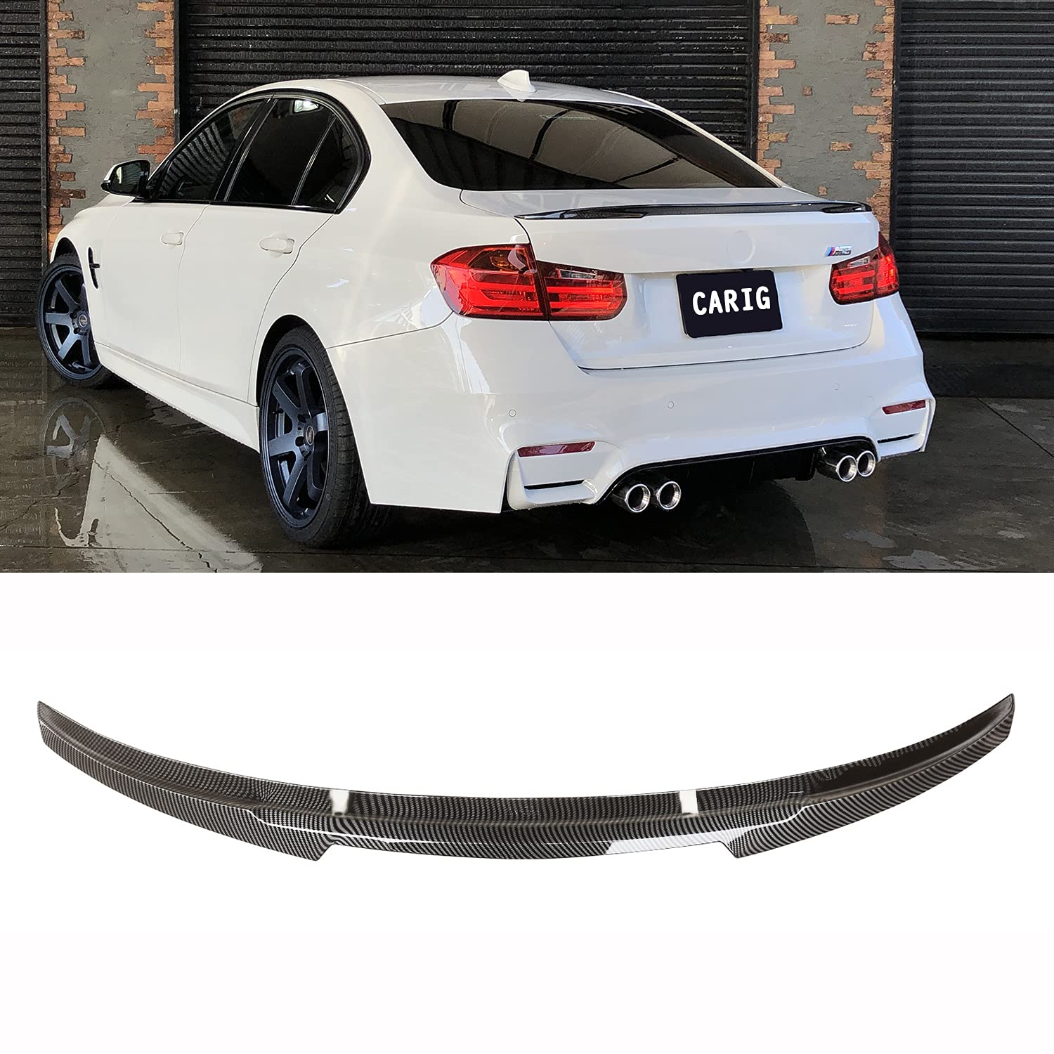 Rakuten - リアスポイラー 2014-2020 BMW 4シリーズ F32 F82 M4 クーペ リアウイング ABS製 純正部品 取り付け簡単 カーボン調 カーアクセサリー