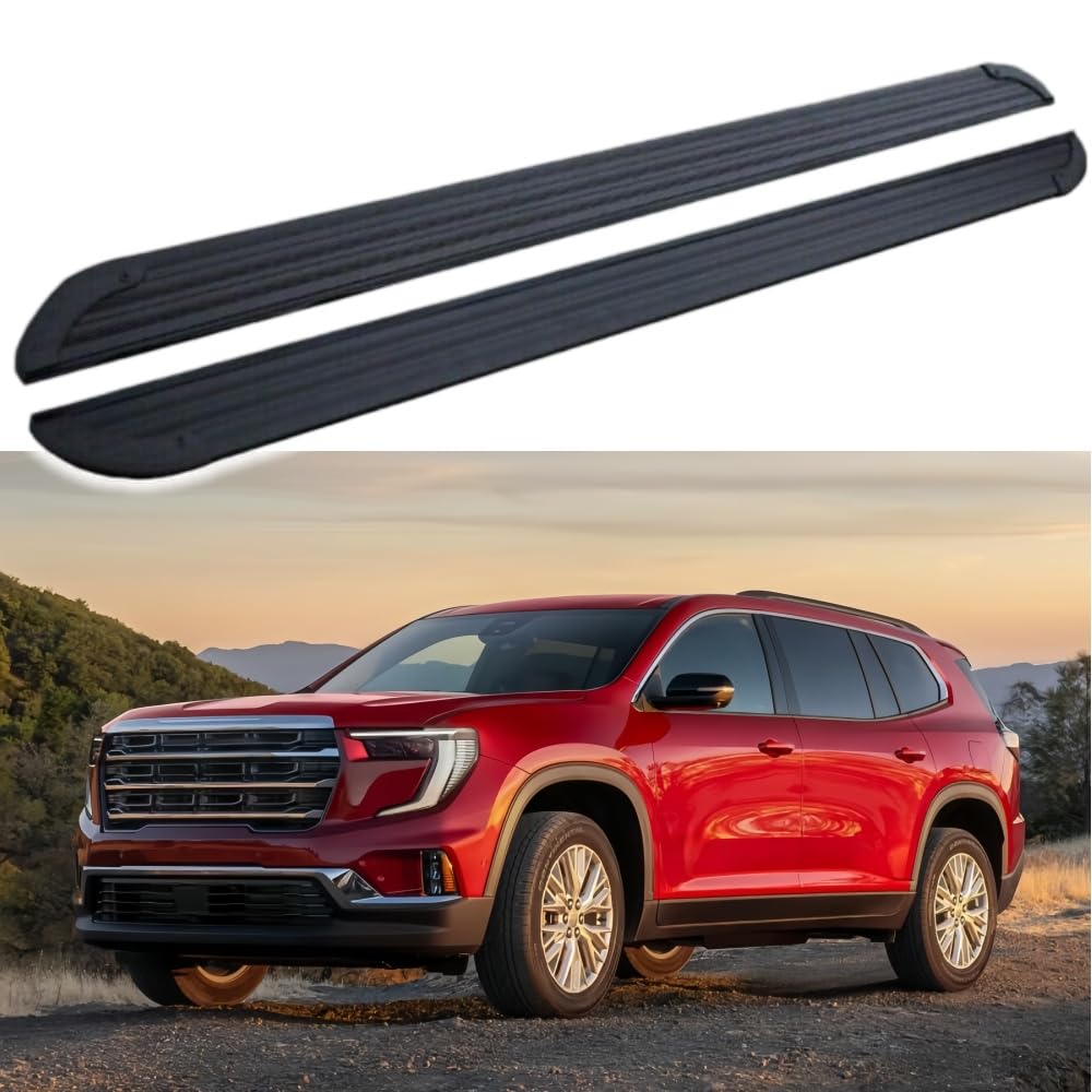 Rakuten - サイドステップ ランニングボード ナーフバー サイドペダルプロテクター GMC Acadia 2024-2026 ブラック(XH)用 2個
