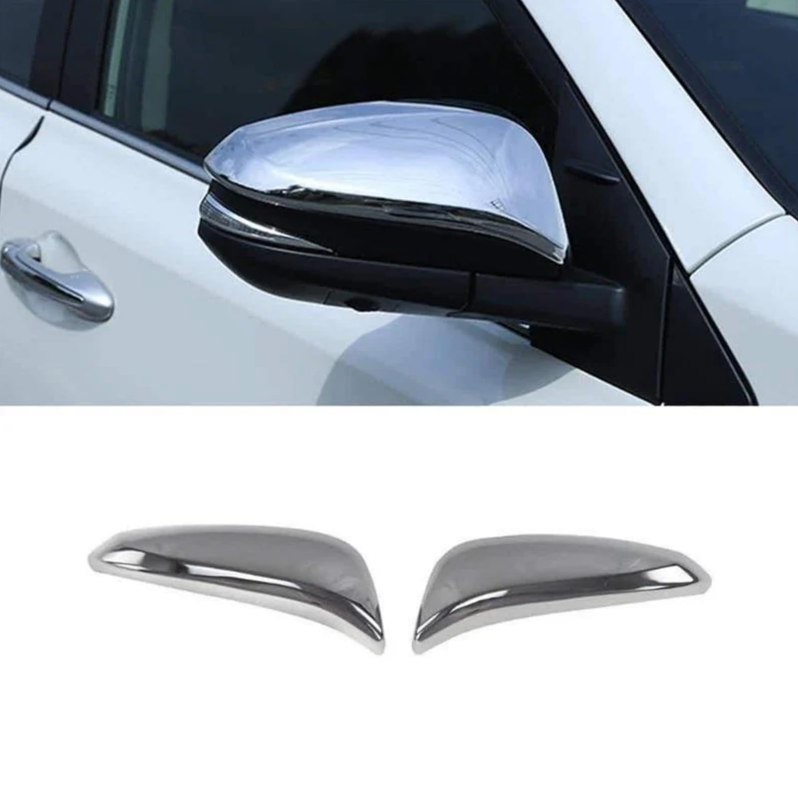 Rakuten - 2014-2024 トヨタ 4 ランナー 2014-2024 Highlander ハイランダー 2013-2024 RAV4 車種専用 アウターミラー ドアミラーカバー サイドミラーカバー カーアクセサリー 傷防止 取り付け簡単 左右セット ドレスアップ バックミラーカバー カーパーツ