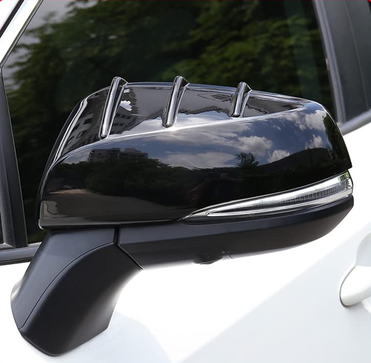 Rakuten - RAV4ドアミラー ガーニッシュ トヨタ RAV4 50系 5代目 （2019年4月〜現行）車種専用 サイド ミラーカバー オールカバー（左右セット）汚れ防止 傷防止 貼るだけ簡単 ドレスアップ バックミラーカバー カーパーツ RAV4アクセサリー 保護カバー カー用品 外装パーツ (艶あ