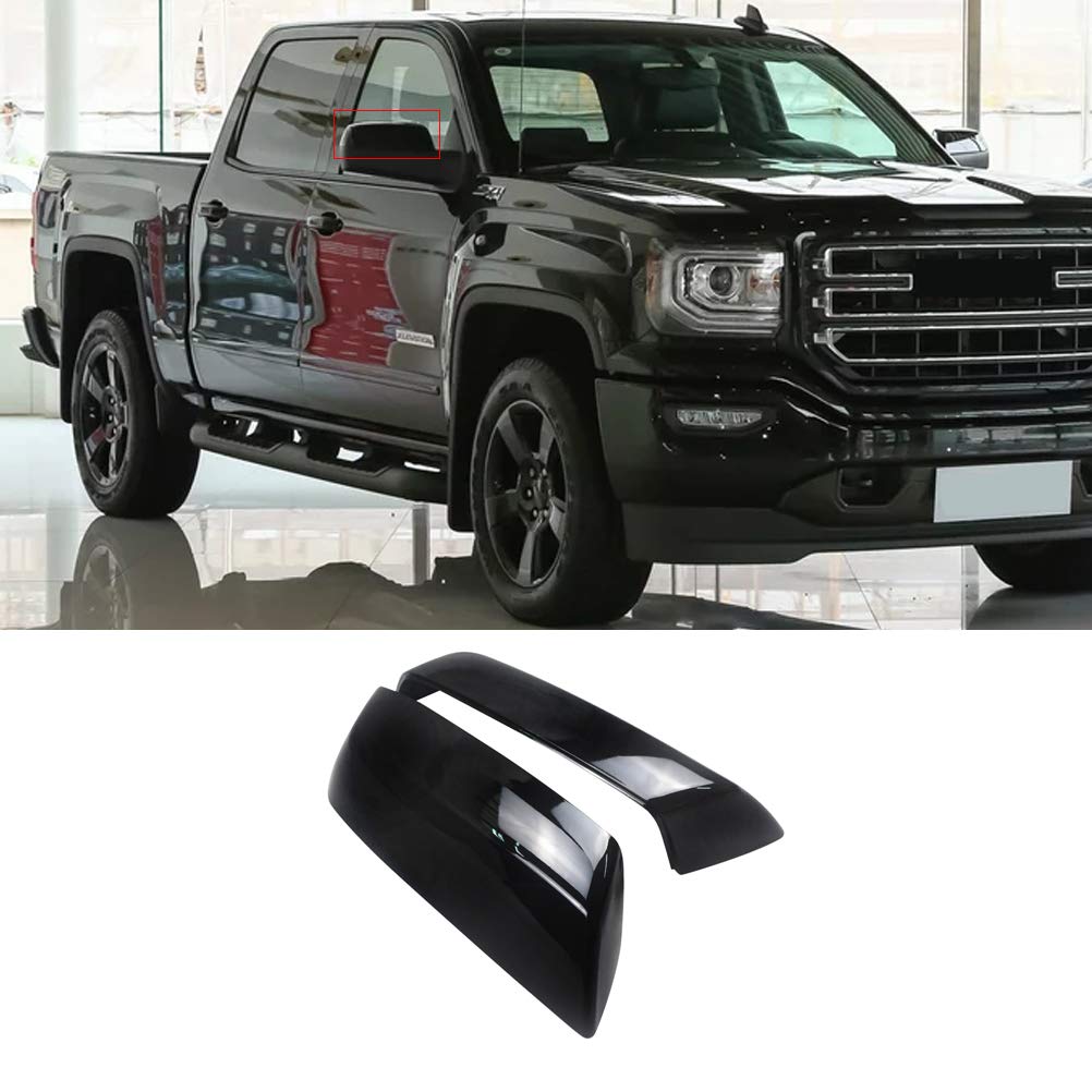 Rakuten - サイドミラーカバー GMC SIERRA 1500/Chevy Silverado 1500 2014-2018 専用 外装 ミラーカバー サイドミラー ガーニッシュ カスタム