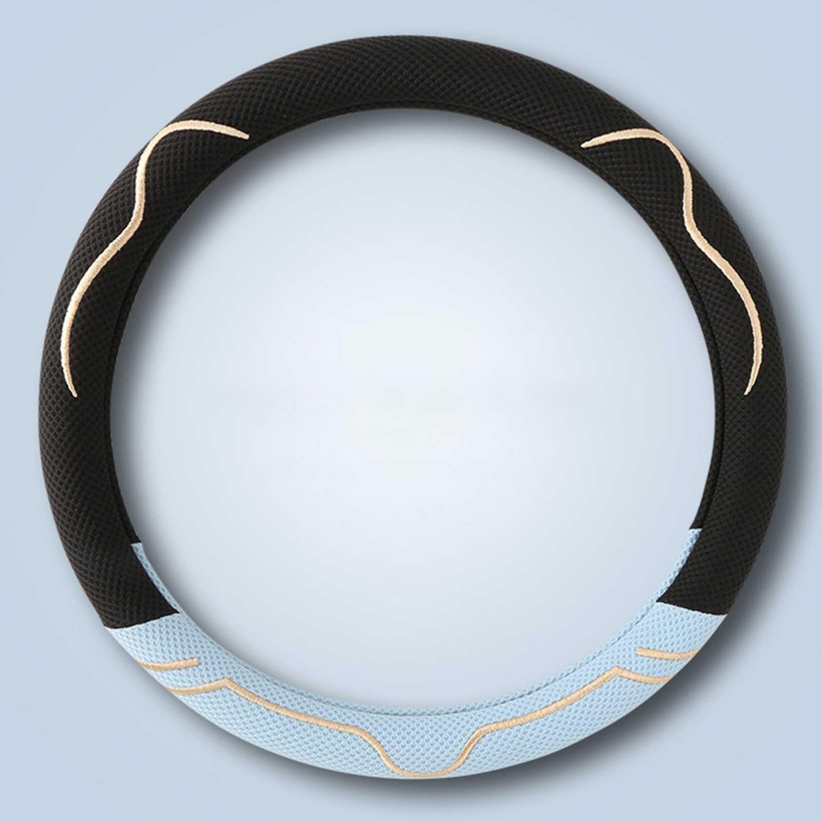 ハンドルカバー に適用IS LX LC CT ES GS LS EX HS NX RX ステアリングカバー【新型 ピーチハートアイスシルク】汎用 車 ハンドルカバー 36.5-37.9cm グリップ 滑り止め 通気性がよい かわいい おしゃれ オールシーズン対応 手触りよし 保護カバー ハンドル カバー 普通車 内