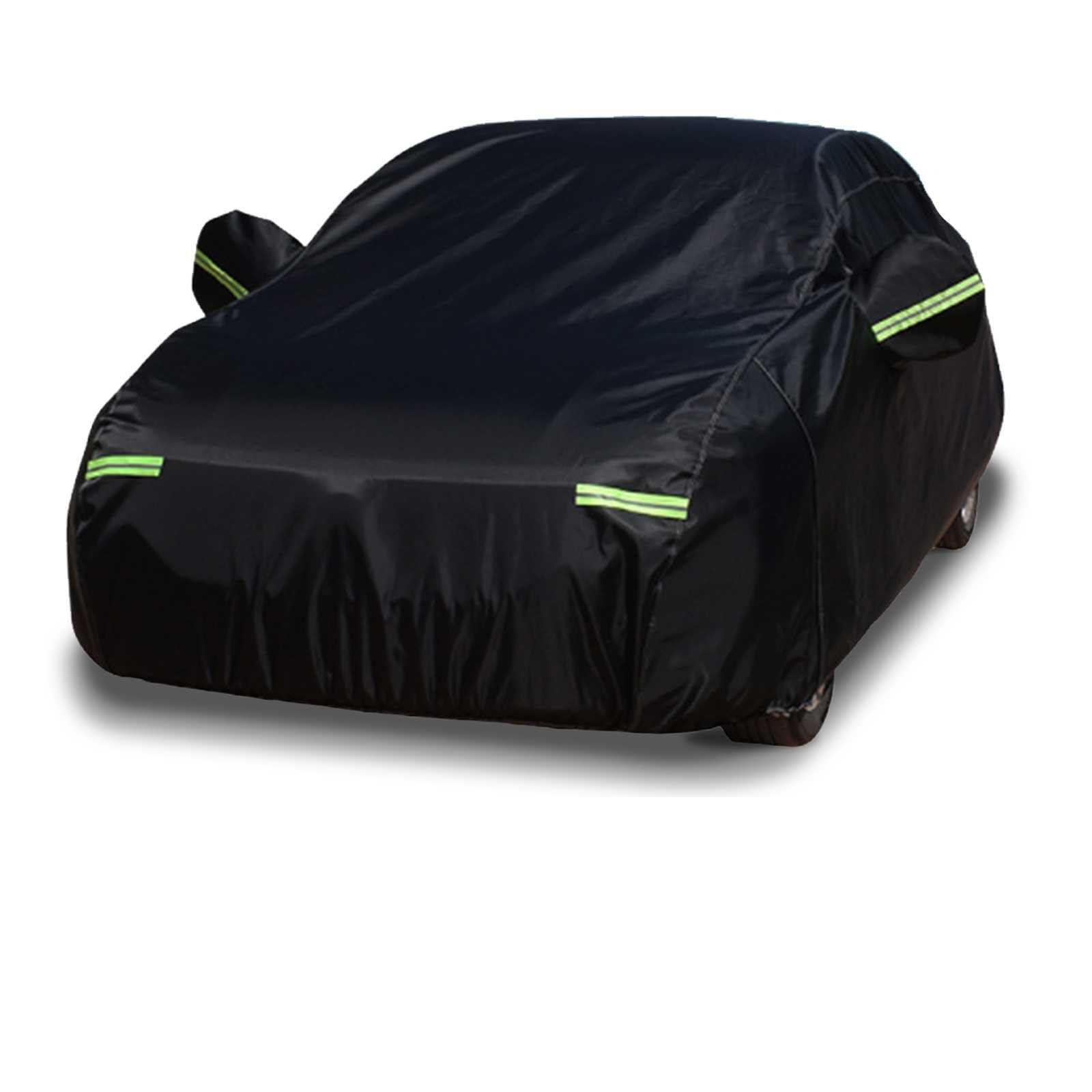 車 カバー スバル フォレスター SJ系（2012年11月〜2018年7月） に適用 自動車 ボディカバー カーカバー 裏起毛 耐強風 雪対策 防塵防輻射紫外線 車ボディカバー 黄砂対策 蛍光反射ストリップ付き 収納袋付き 四季対応