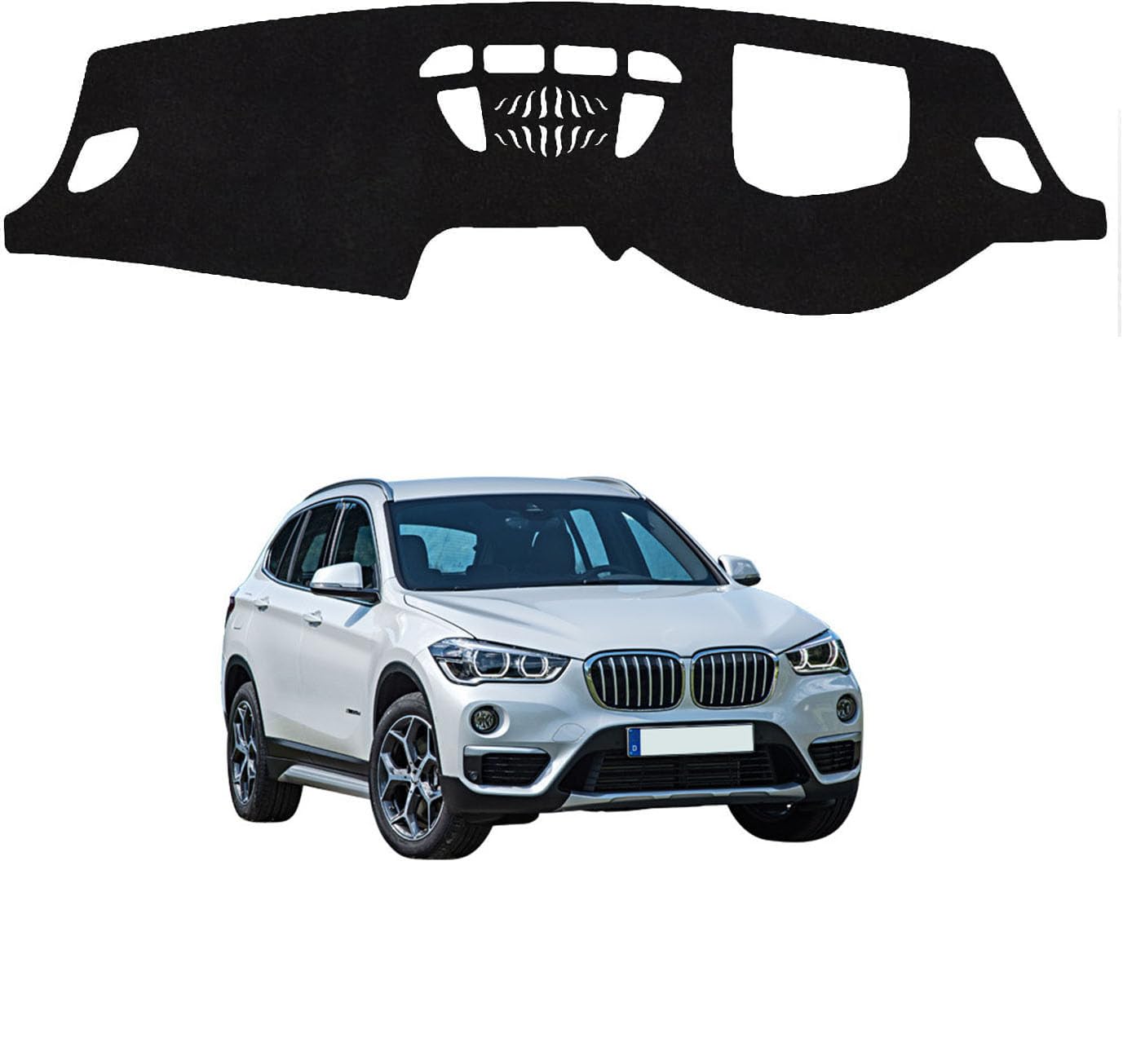ダッシュボードマット BMW X1 F48 HUD付き 2015年10月~2023年1月 専用 ダッシュボードカバー 車内 日焼け防止 結露対策 映り込み防止 反射防止 保護マット 断熱 ズレ防止 傷防止 内装 アクセサリー