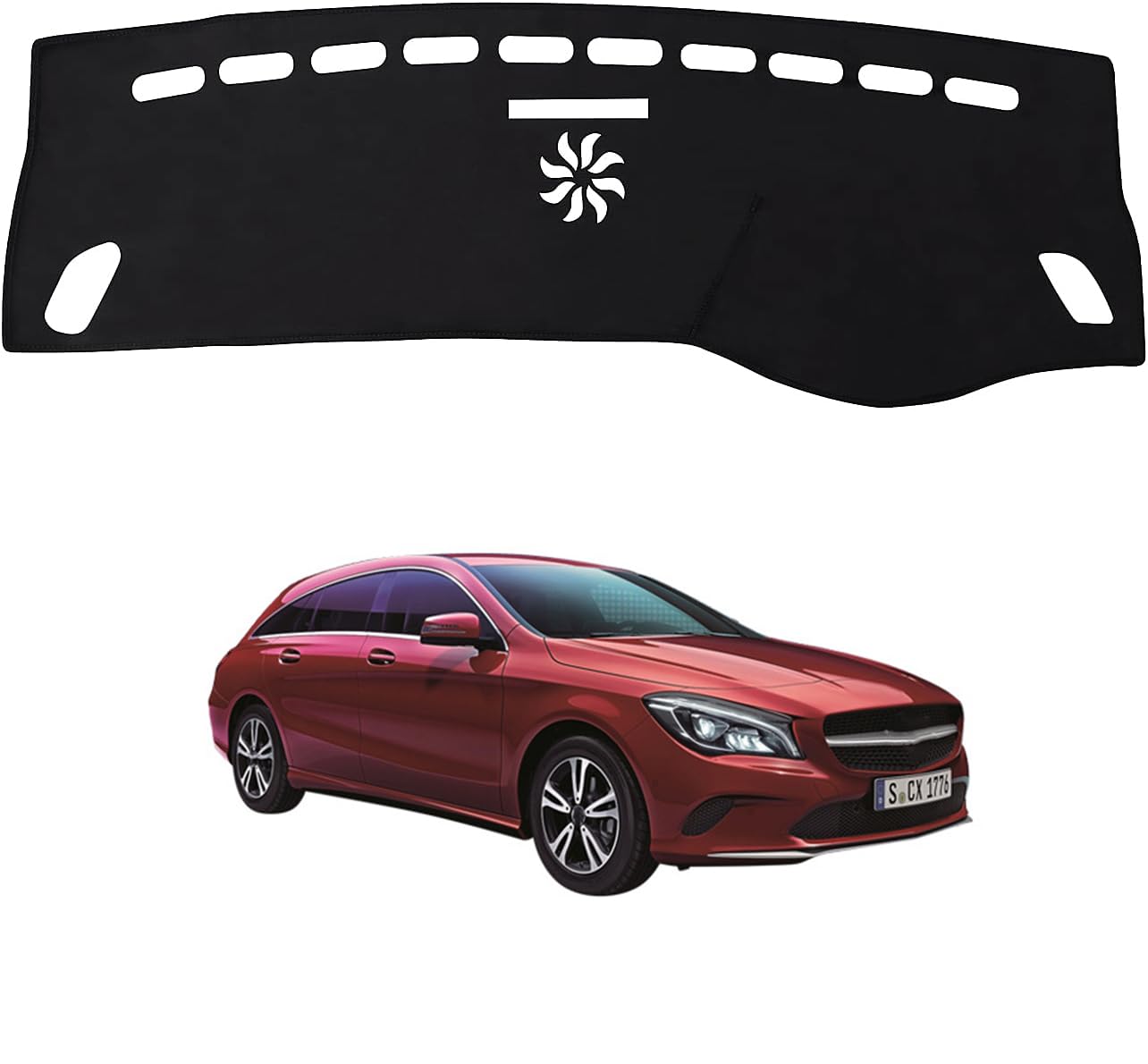 ダッシュボードマット ベンツ CLA CLAシューティングブレーク C117 X117 2015年6月~2019年8月 専用 ダッシュボードカバー 車内 日焼け防止 結露対策 映り込み防止 反射防止 保護マット 断熱 ズレ防止 傷防止 内装 アクセサリー