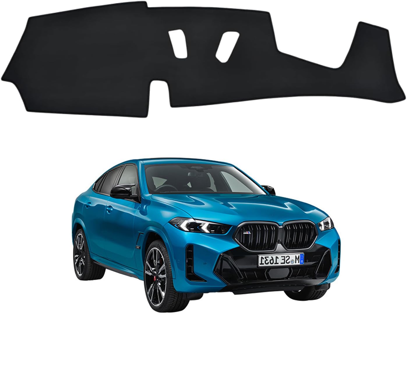 ダッシュボードマット BMW X6 G06 HUD付き 2023年~現行 専用 ダッシュボードカバー 車内 日焼け防止 結露対策 映り込み防止 反射防止 保護マット 断熱 ズレ防止 傷防止 内装 アクセサリー
