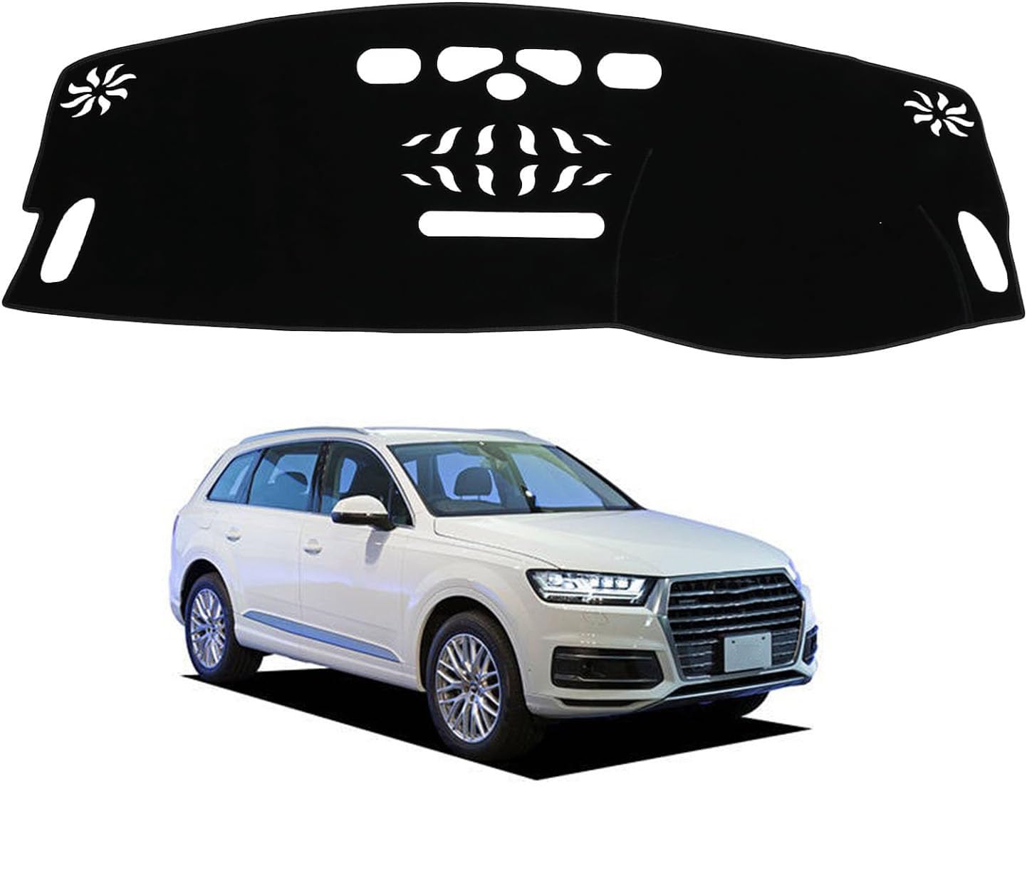 ダッシュボードマット アウディ Q7 2016年3月~2020年 専用 ダッシュボードカバー 車内 日焼け防止 結露対策 映り込み防止 反射防止 保護マット 断熱 ズレ防止 傷防止 内装 アクセサリー