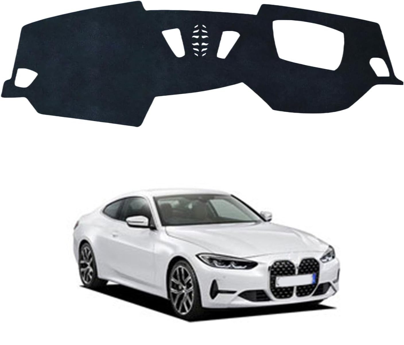 ダッシュボードマット BMW 4シリーズ G22 HUD付き 2021年10月~ 専用 ダッシュボードカバー 車内 日焼け防止 結露対策 映り込み防止 反射防止 保護マット 断熱 ズレ防止 傷防止 内装 アクセサリー