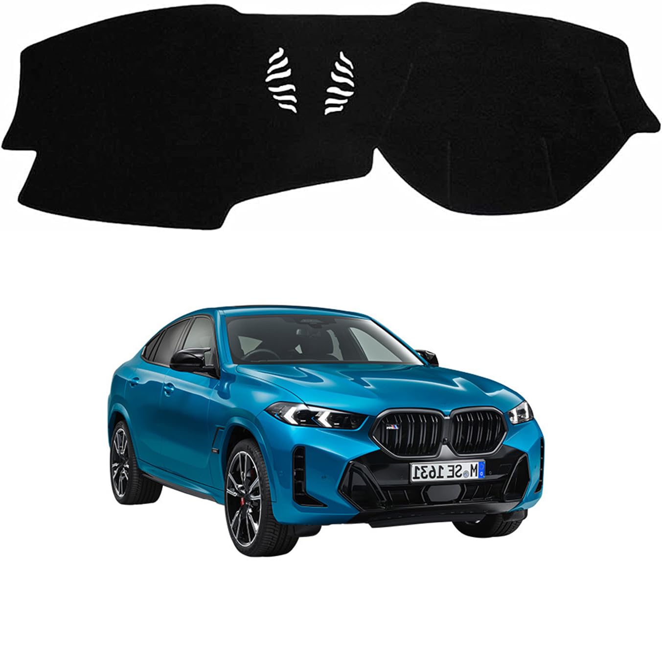 ダッシュボードマット BMW X6 G06 2019年12月~2022年 HUDなし 専用 ダッシュボードカバー 車内 日焼け防止 結露対策 映り込み防止 反射防止 保護マット 断熱 ズレ防止 傷防止 内装 アクセサリー