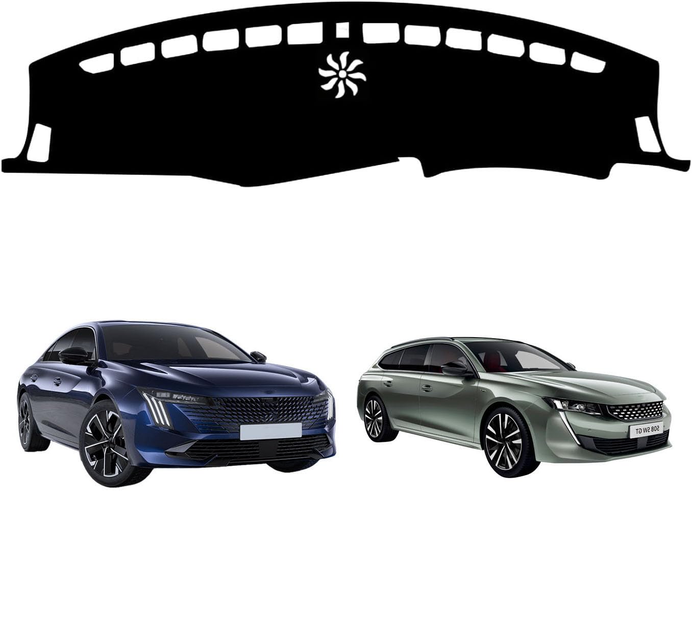 ダッシュボードマット プジョー 508 508SW R8系 2018年11月~2024年2月 専用 ダッシュボードカバー 車内 日焼け防止 結露対策 映り込み防止 反射防止 保護マット 断熱 ズレ防止 傷防止 内装 アクセサリー