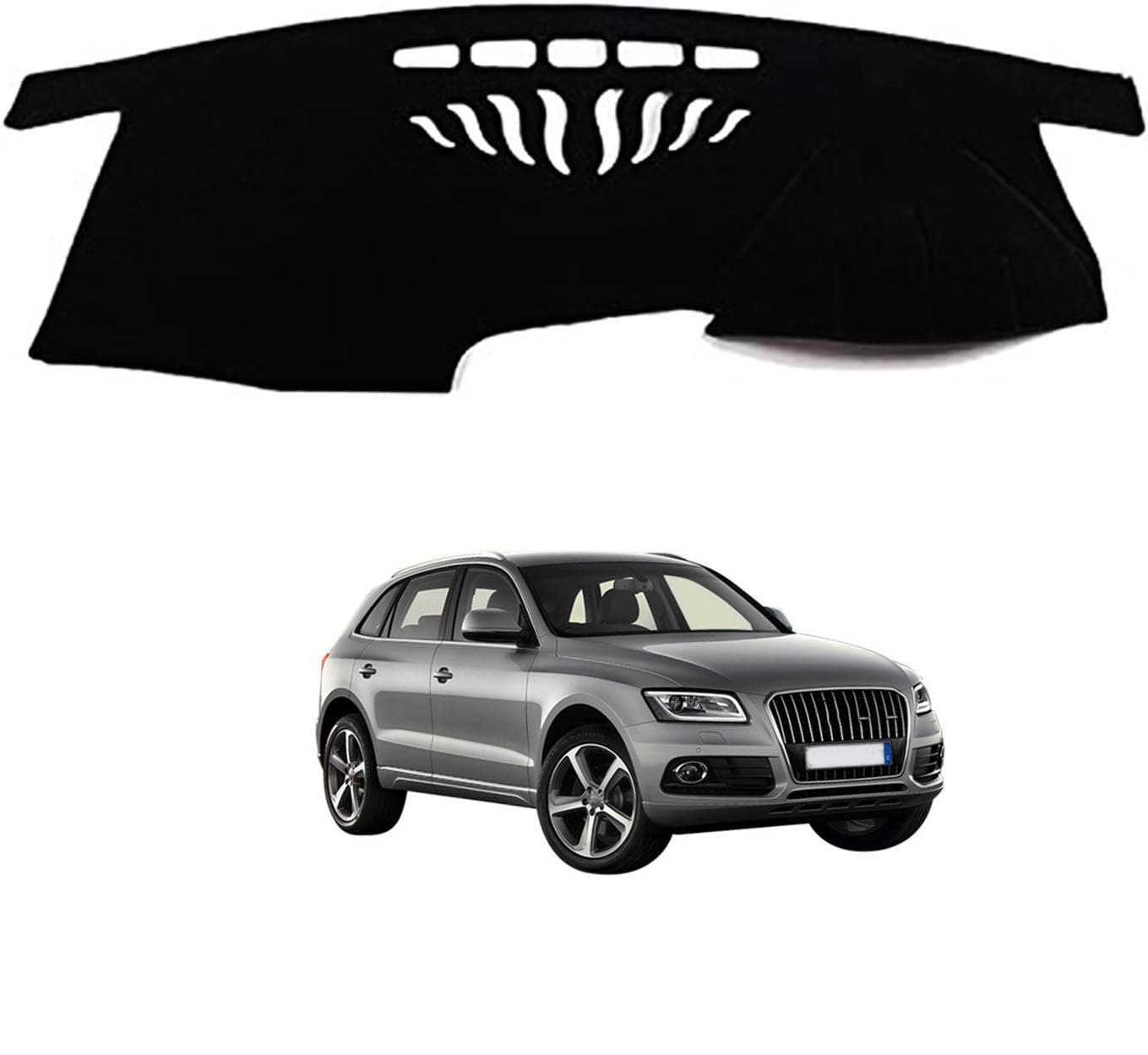 ダッシュボードマット アウディ Q5 8R系 2009年6月~2017年9月 専用 ダッシュボードカバー 車内 日焼け防止 結露対策 映り込み防止 反射防止 保護マット 断熱 ズレ防止 傷防止 内装 アクセサリー