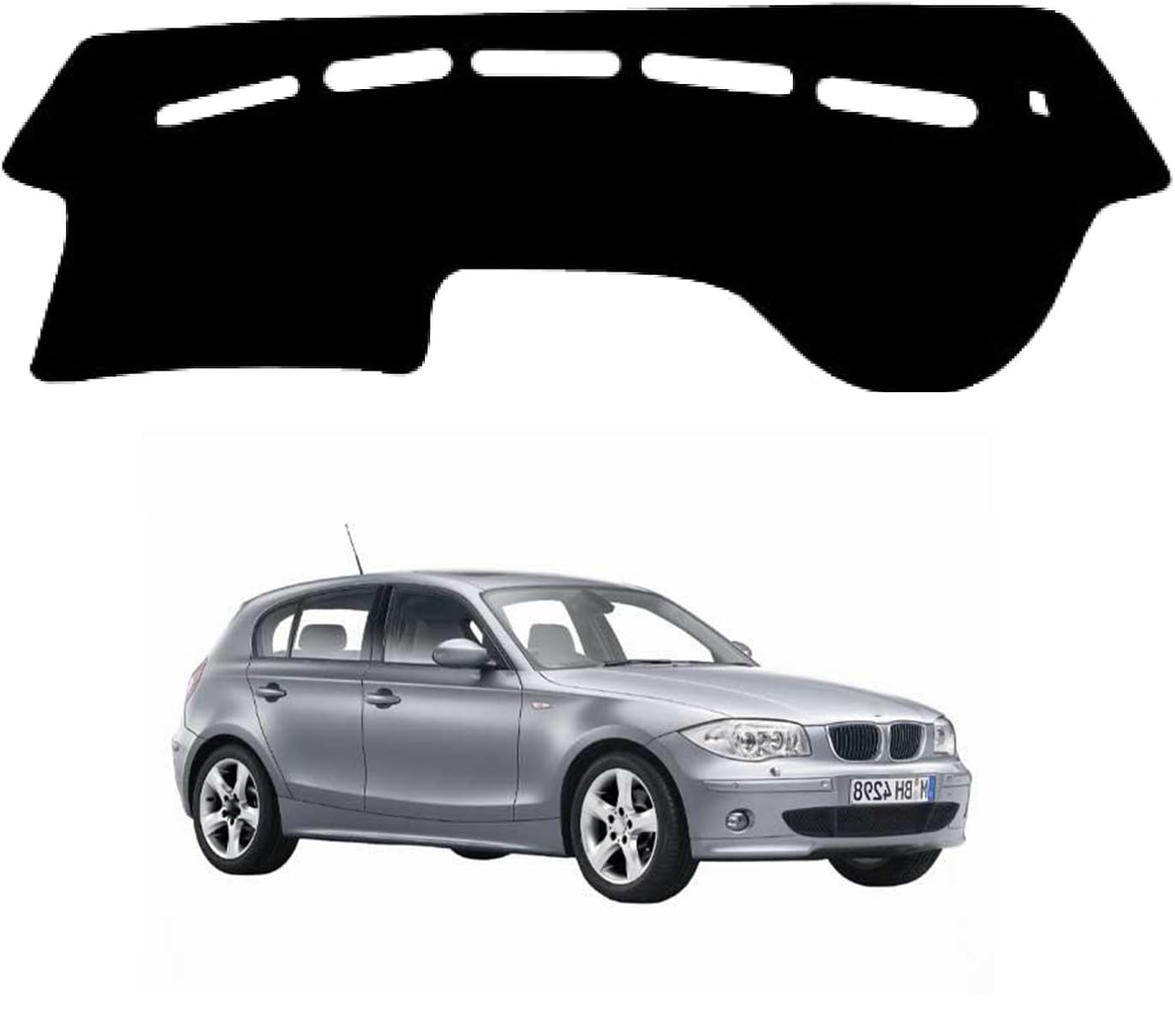 ダッシュボードマット BMW 1シリーズ 2004年10月~2011年8月 HUDなし 専用 ダッシュボードカバー 車内 日焼け防止 結露対策 映り込み防止 反射防止 保護マット 断熱 ズレ防止 傷防止 内装 アクセサリー