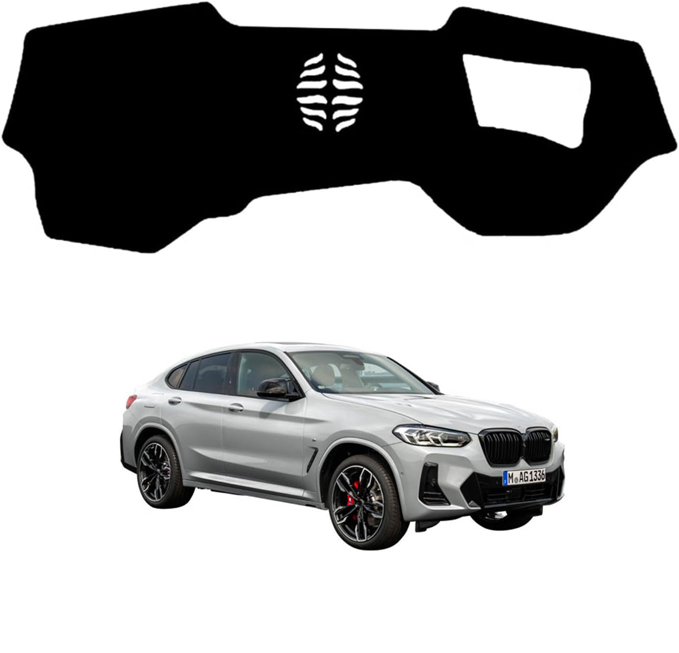 ダッシュボードマット BMW X4 G02 HUD付き 2018年9月~2025年2月 専用 ダッシュボードカバー 車内 日焼け防止 結露対策 映り込み防止 反射防止 保護マット 断熱 ズレ防止 傷防止 内装 アクセサリー