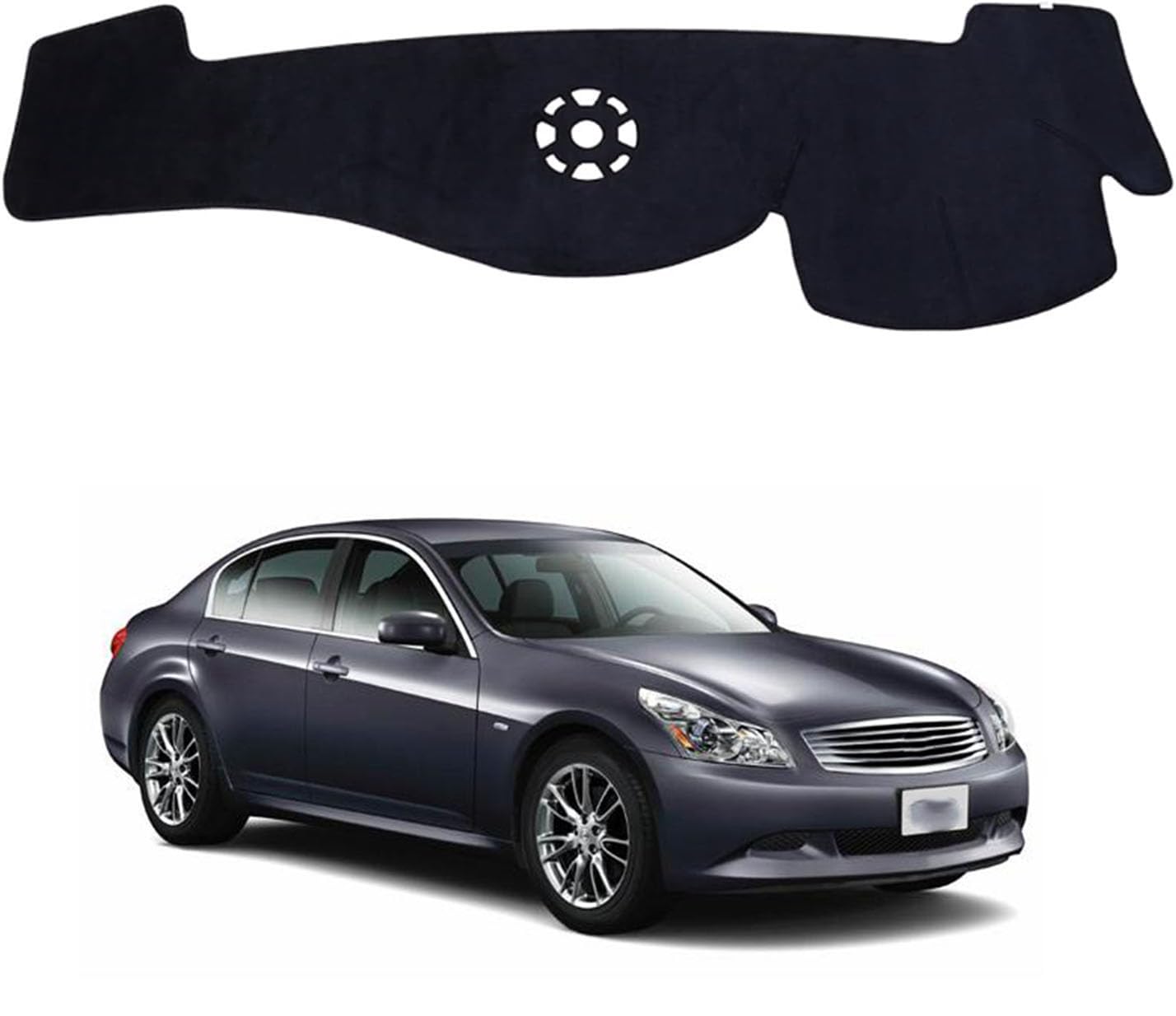 ダッシュボードマット 日産 インフィニティ G25 G37 スカイライン V36 クーペ セダン 2006年11月~2013年12月 専用 ダッシュボードカバー 車内 日焼け防止 結露対策 映り込み防止 反射防止 保護マット 断熱 ズレ防止 傷防止 内装 アクセサリー