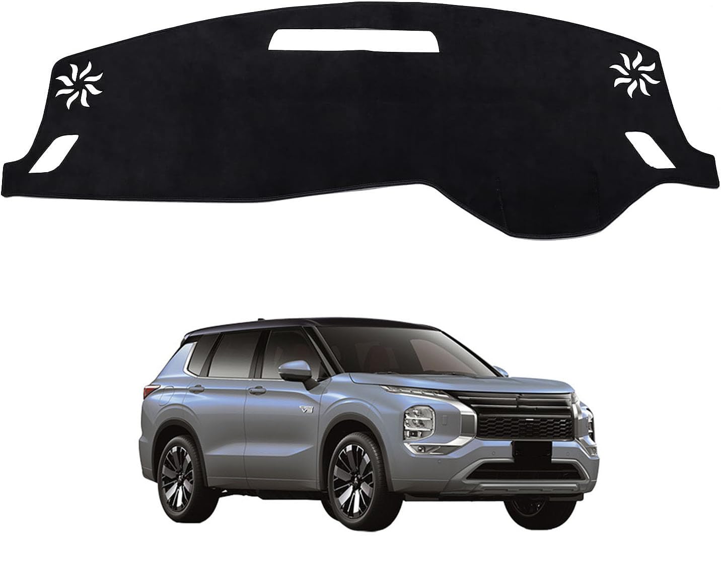 Rakuten - ダッシュボードマット 三菱 アウトランダー PHEV GN系 2021年12月~ HUDなし 専用 ダッシュボードカバー 車内 日焼け防止 結露対策 映り込み防止 反射防止 保護マット 断熱 ズレ防止 傷防止 内装 アクセサリー