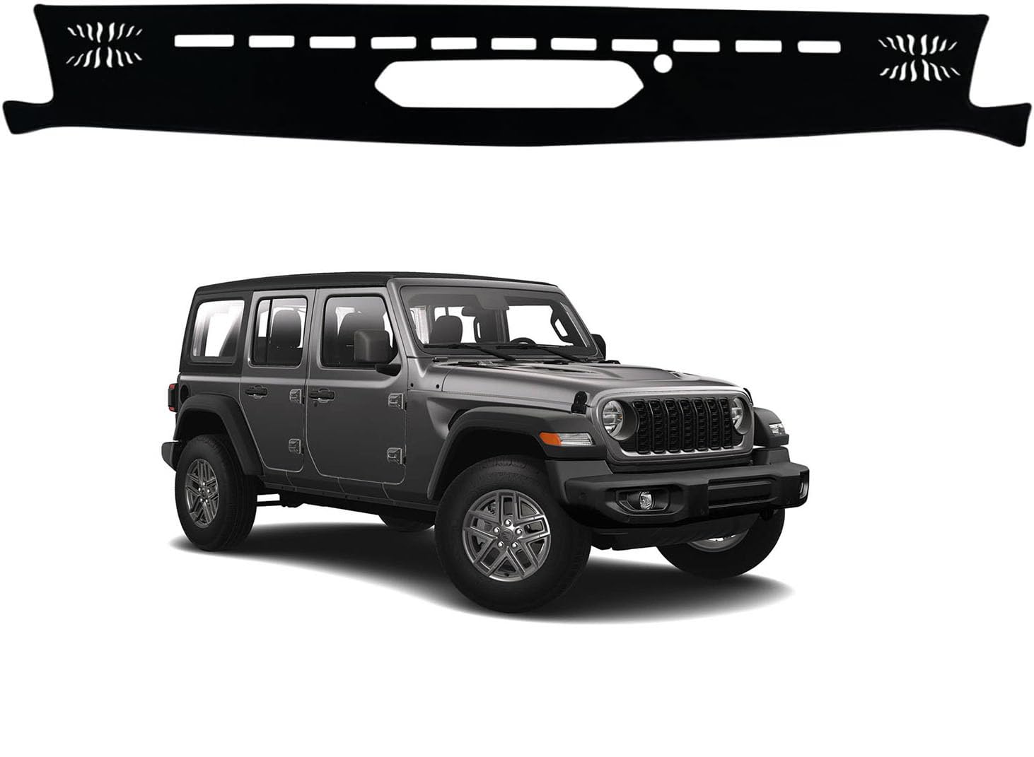 ダッシュボードマット ジープ ラングラーアンリミテッド JL系 2018年11月~ 専用 ダッシュボードカバー 車内 日焼け防止 結露対策 映り込み防止 反射防止 保護マット 断熱 ズレ防止 傷防止 内装 アクセサリー