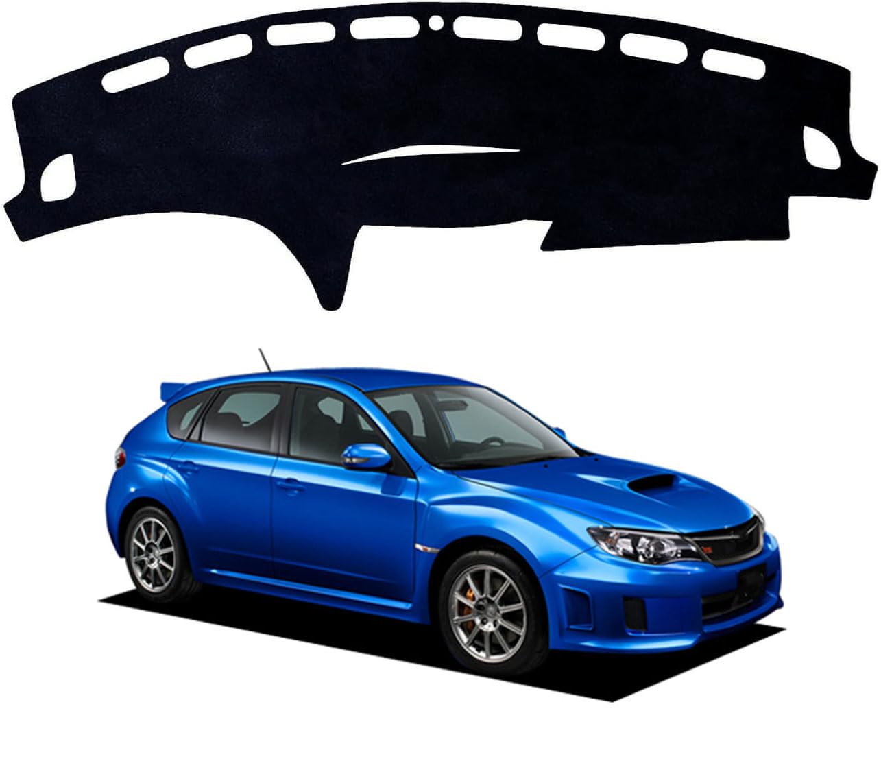 ダッシュボードマット スバル インプレッサ WRX GR GV系 2007年10月~2014年7月 専用 ダッシュボードカバー 車内 日焼け防止 結露対策 映り込み防止 反射防止 保護マット 断熱 ズレ防止 傷防止 内装 アクセサリー