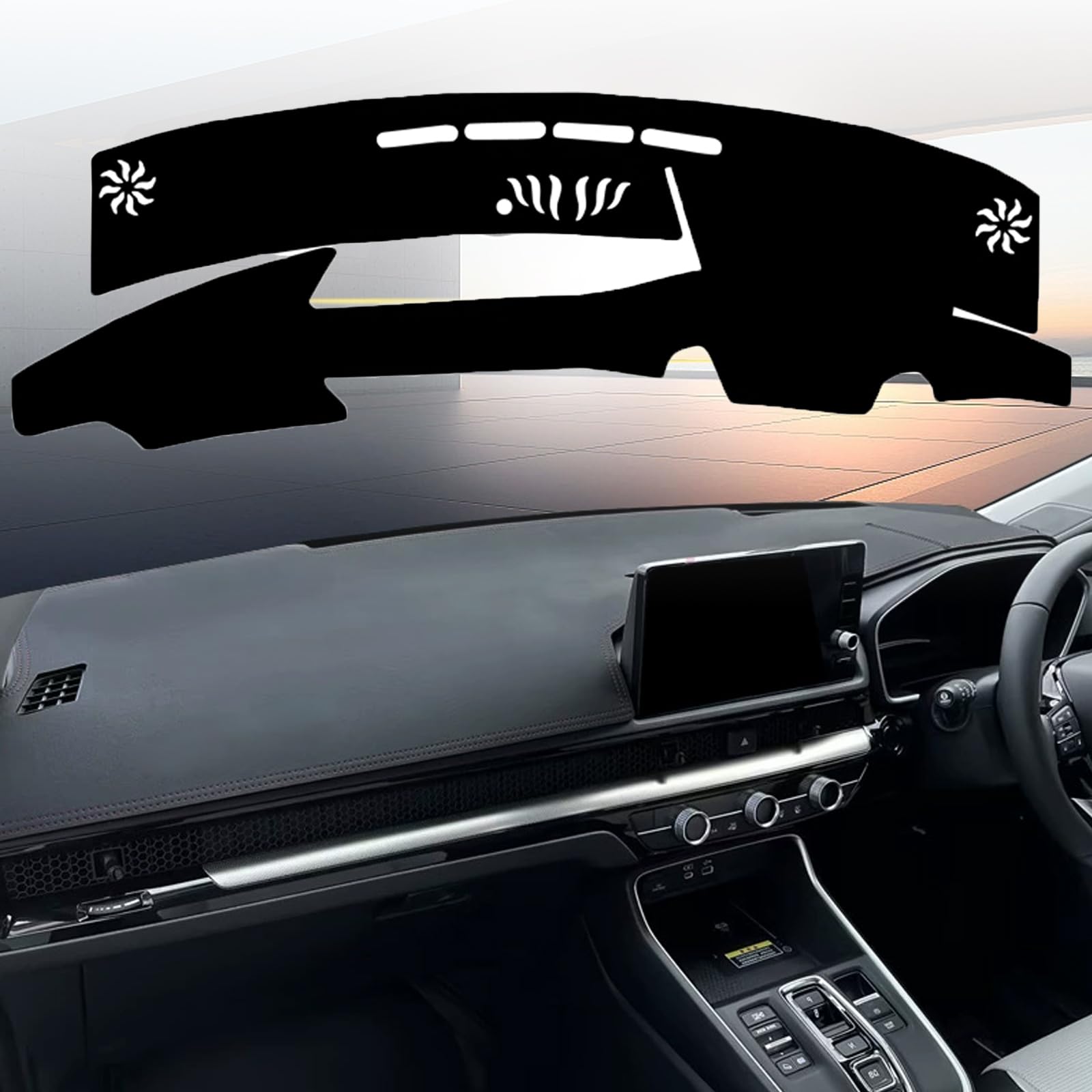 ダッシュボードマット に適用レクサス ES350 / ES300h 2018 2019 2020（年式：H30 ~）ダッシュボードカバー【マイクロファイバーレザー素材】裏面滑り止め 保護マット サンシェードパッドカーペット UVカット カーアクセサリー 内装パーツ 簡単取付