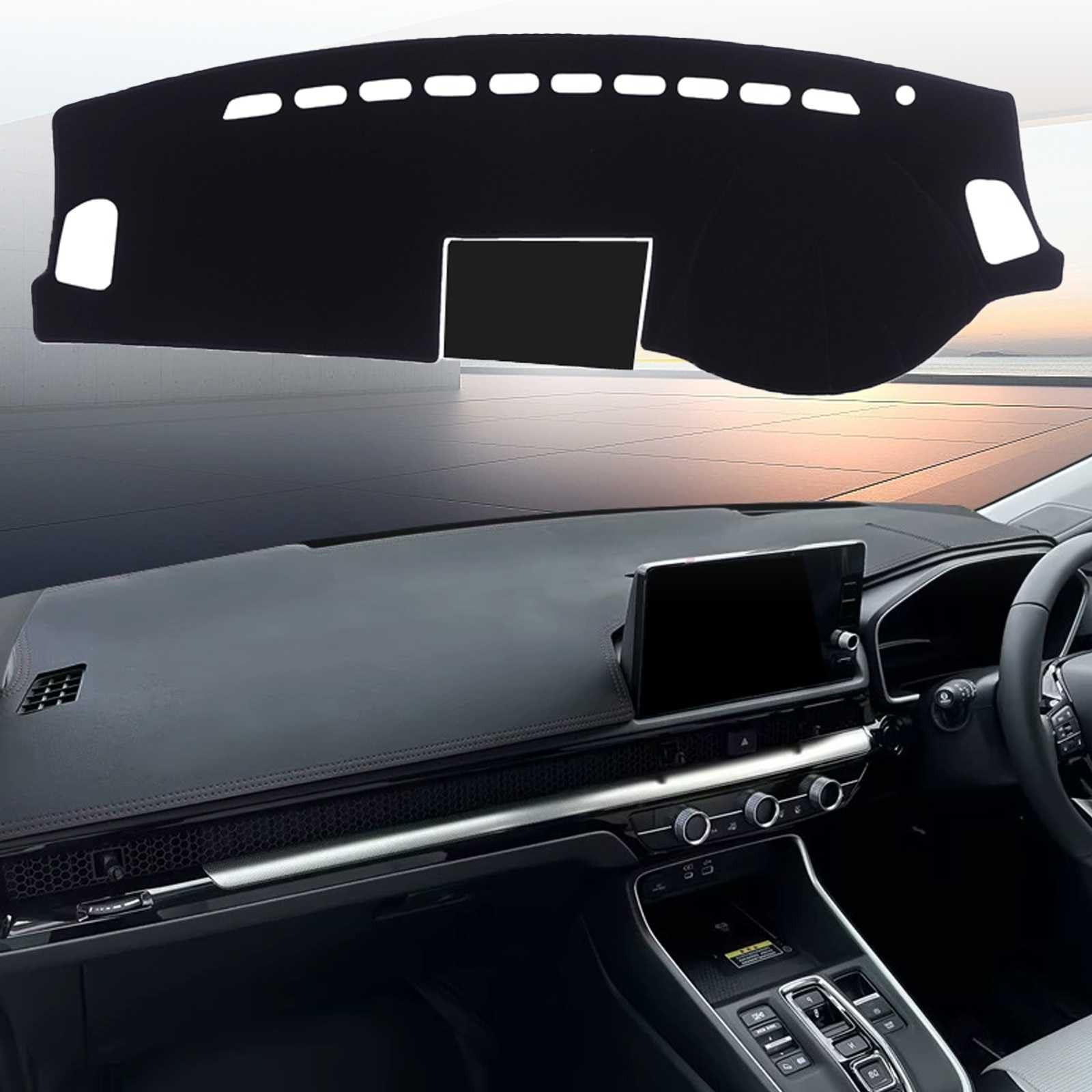 ダッシュボードマット に適用マツダ6 M6 2003~2008 ダッシュボードカバー【マイクロファイバーレザー素..