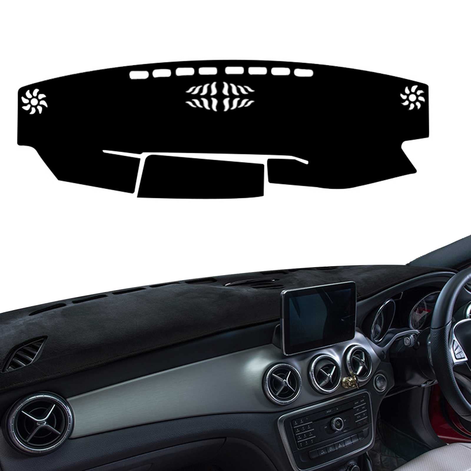 ダッシュボードマット レクサス GS 10系に対応 2012年1月~2020年7月 ダッシュボードカバー 車種専用設計 日焼け防止 ダッシュボード 保護マット 耐熱性 耐久性 内装パーツ 【フランネル素材】